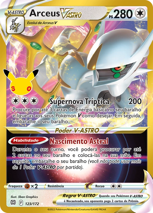 Carta Arceus V-ASTRO