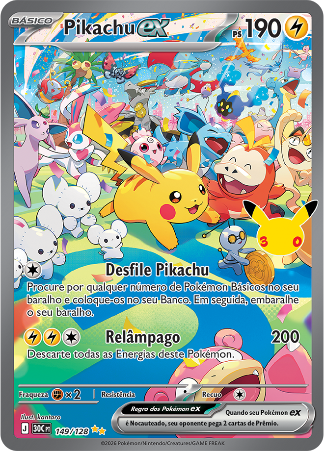 Carta Pikachu ex