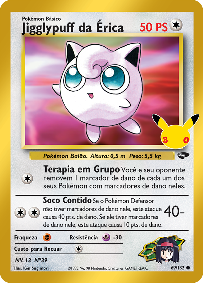Carta Jigglypuff da Érica
