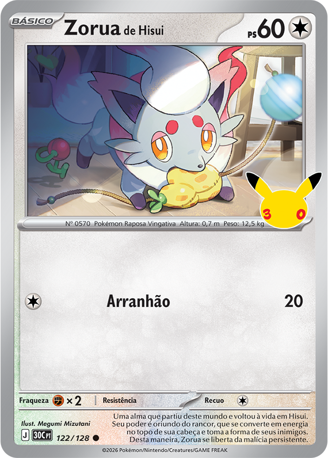 Carta Zorua de Hisui