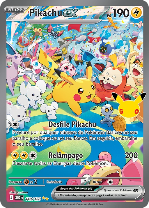 Carta Pikachu ex
