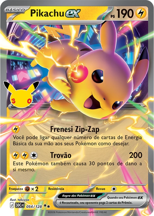 Carta Pikachu ex