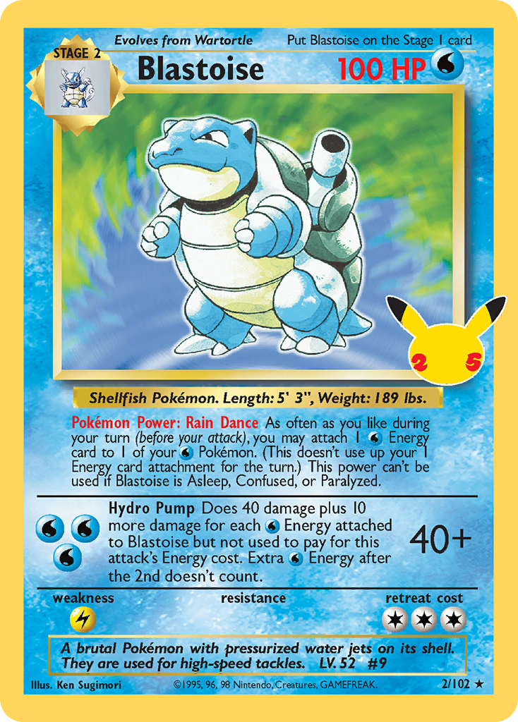 Carta Blastoise