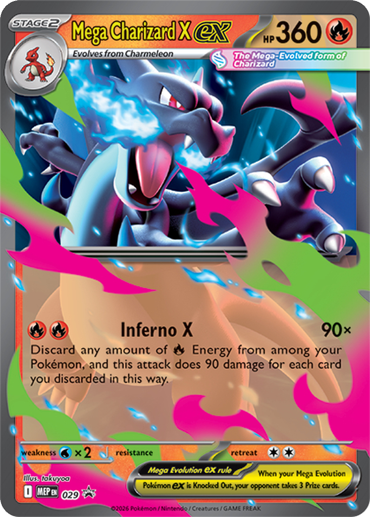 Carta Mega Charizard X ex