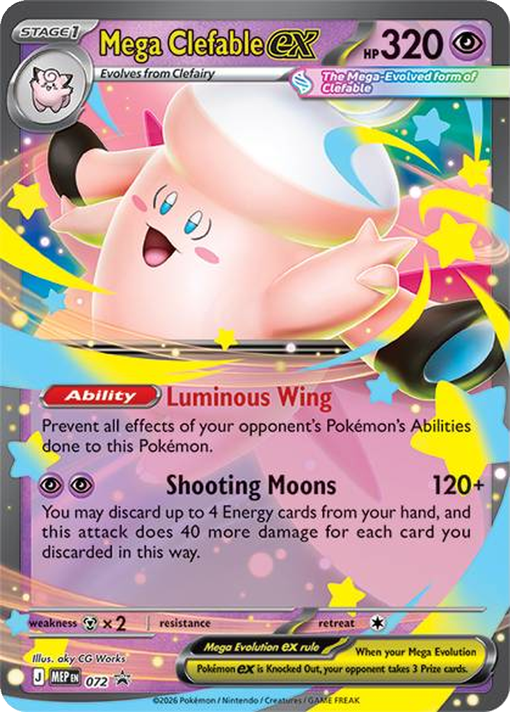 Carta Mega Clefable ex
