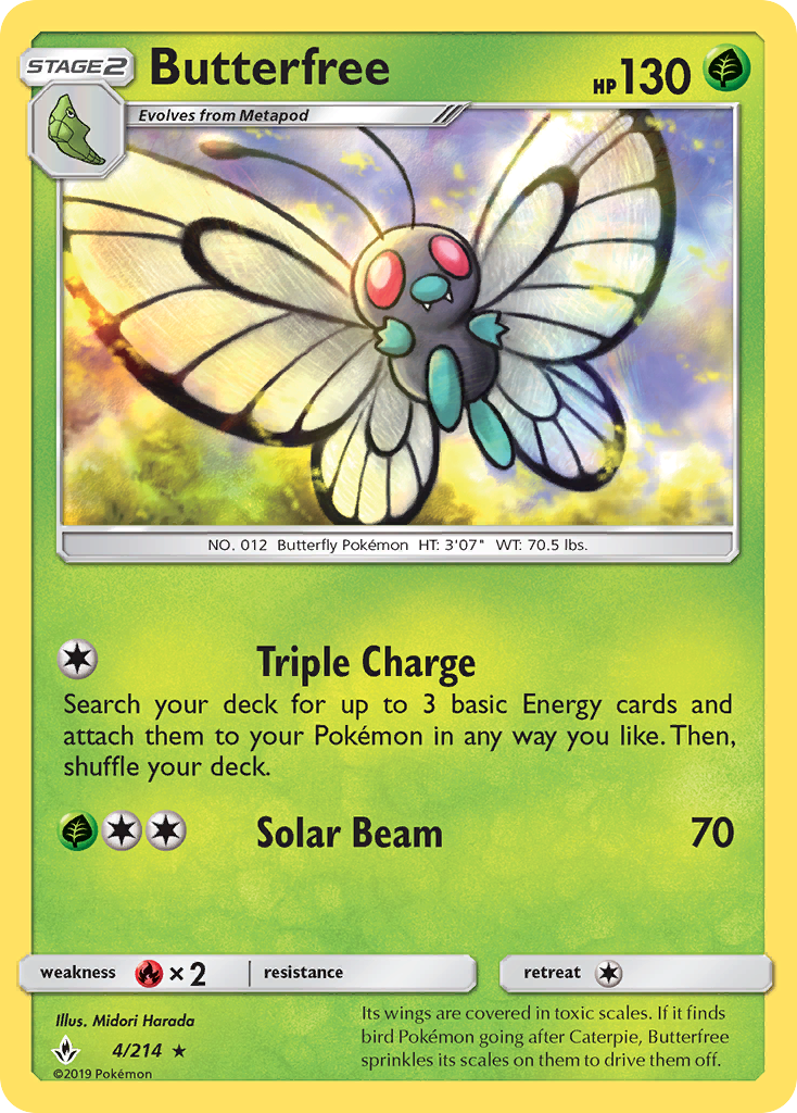 Carta Butterfree