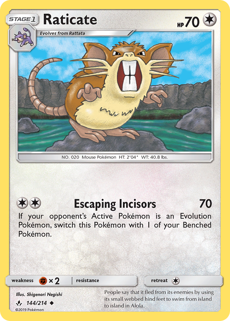 Carta Raticate