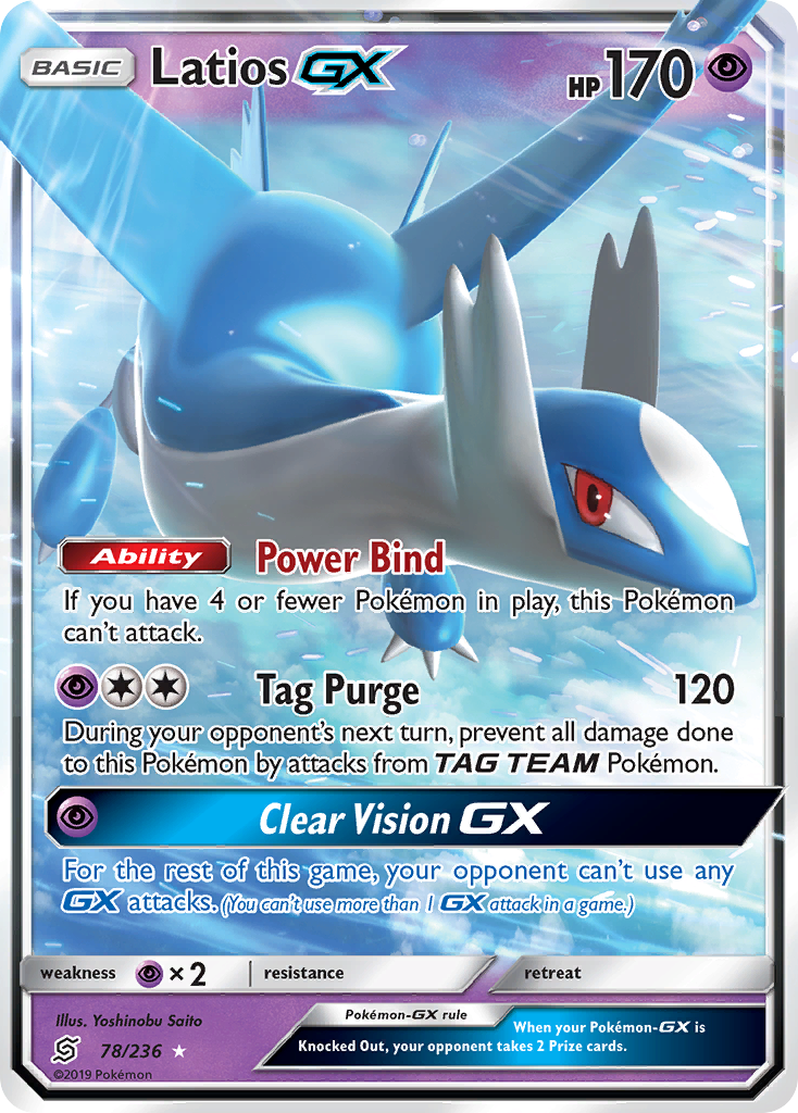 Carta Latios GX