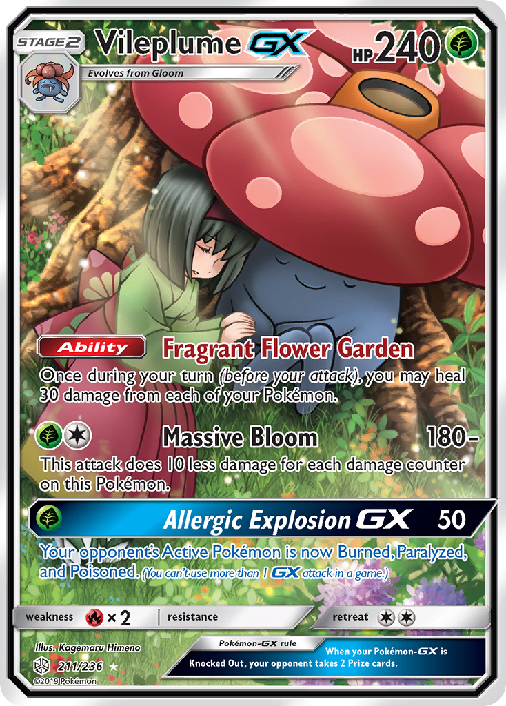 Carta Vileplume GX