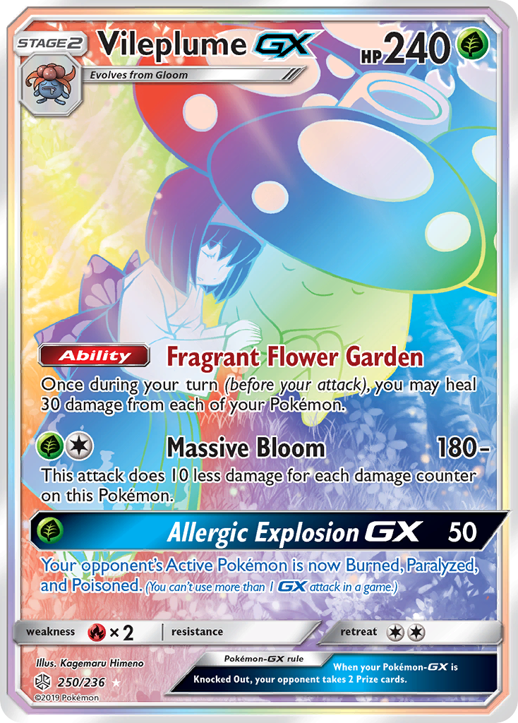 Carta Vileplume GX