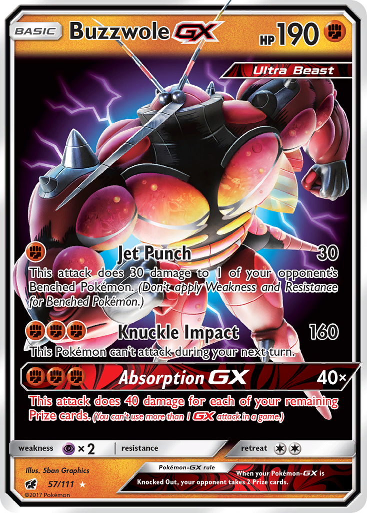 Carta Buzzwole GX