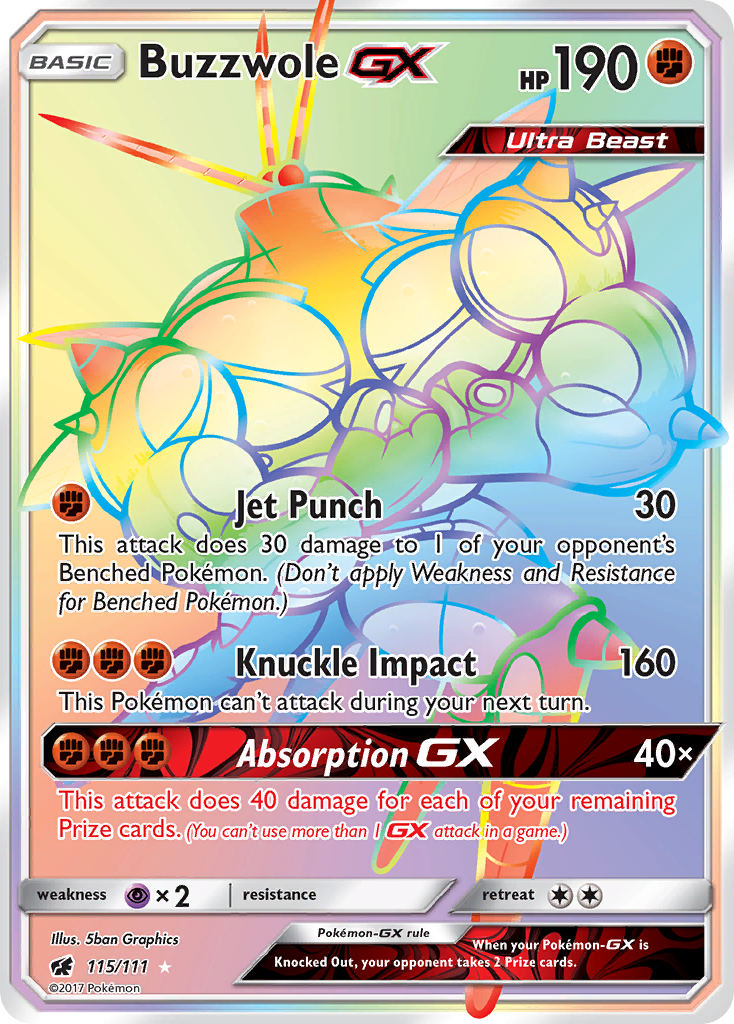Carta Buzzwole GX