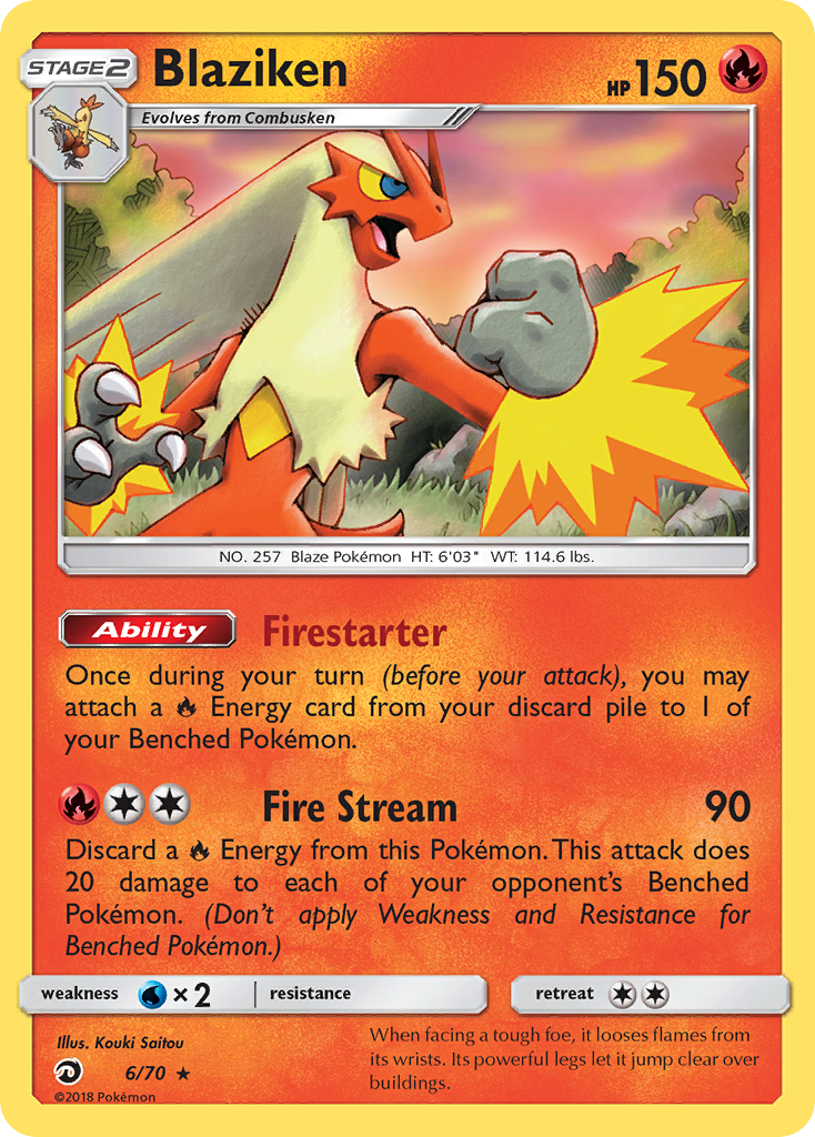 Carta Blaziken