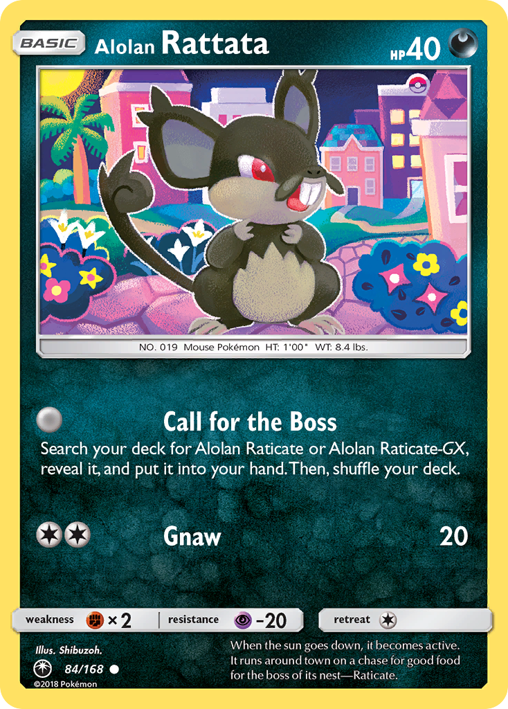 Carta Rattata de Alola