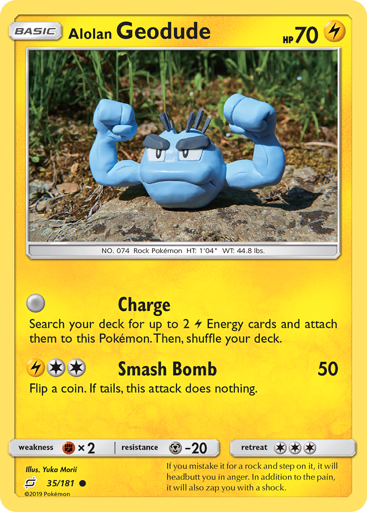 Carta Geodude de Alola