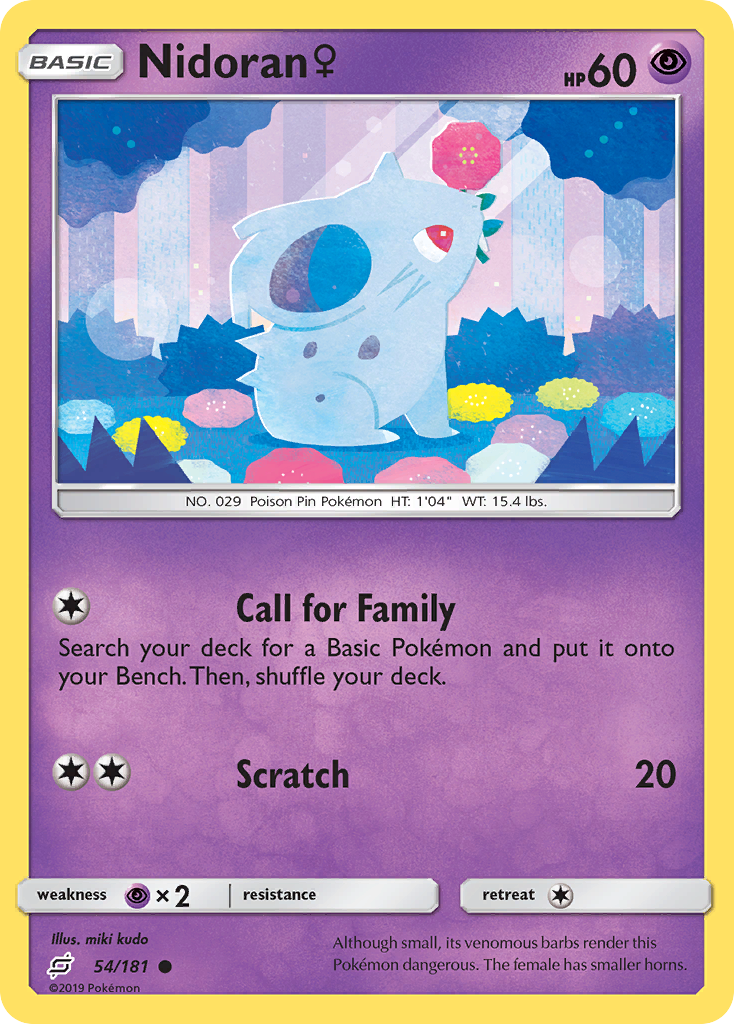 Carta Nidoran♀