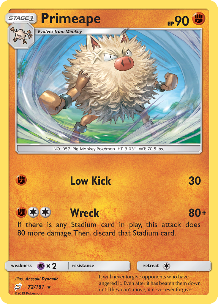 Carta Primeape