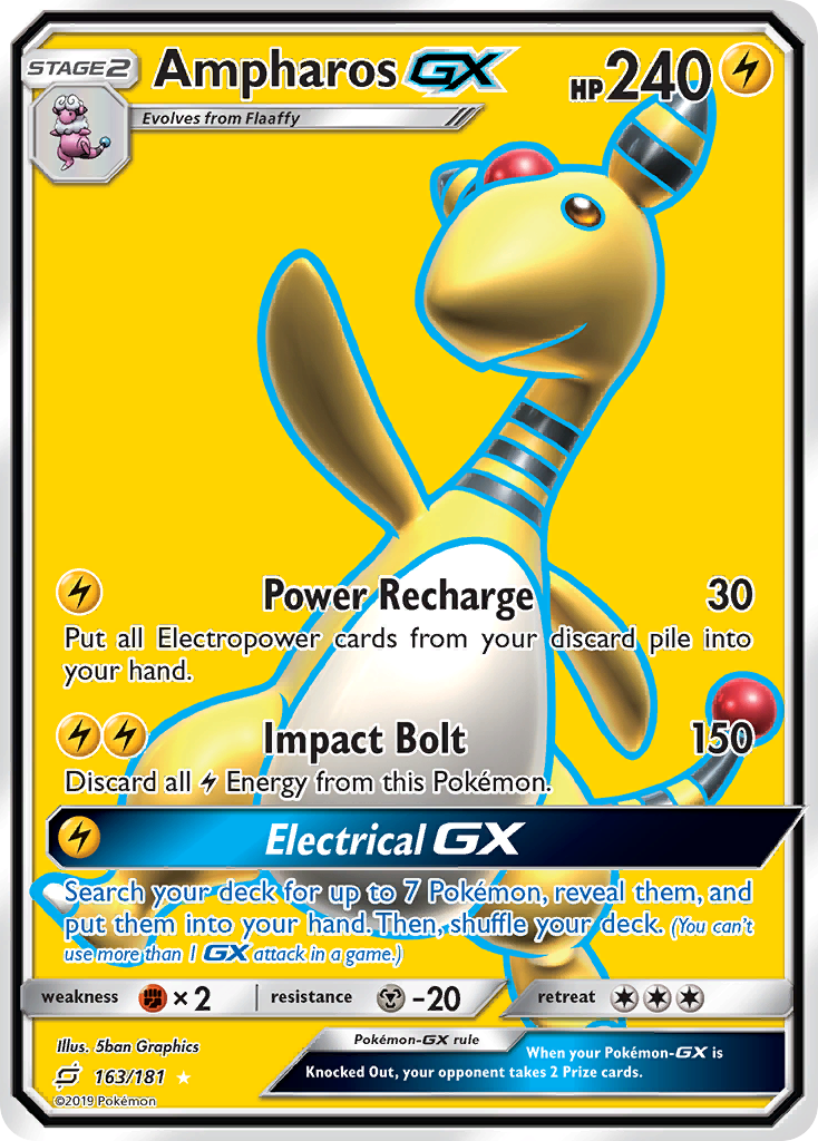 Carta Ampharos GX