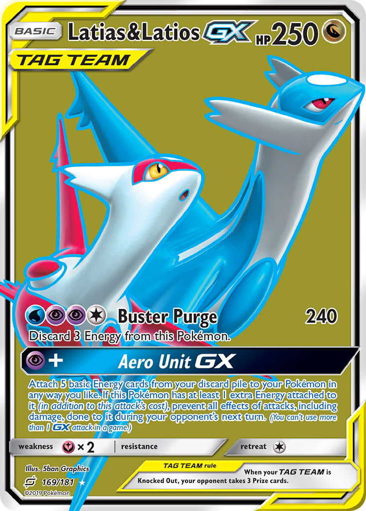 Carta Latias e Latios GX
