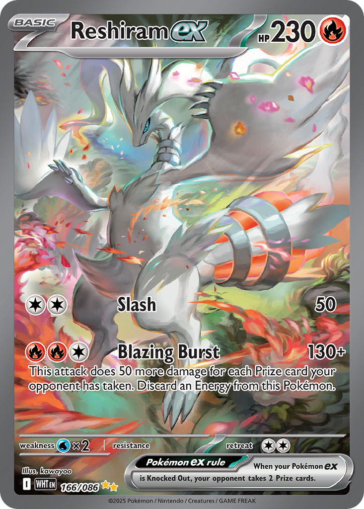 Carta Reshiram ex