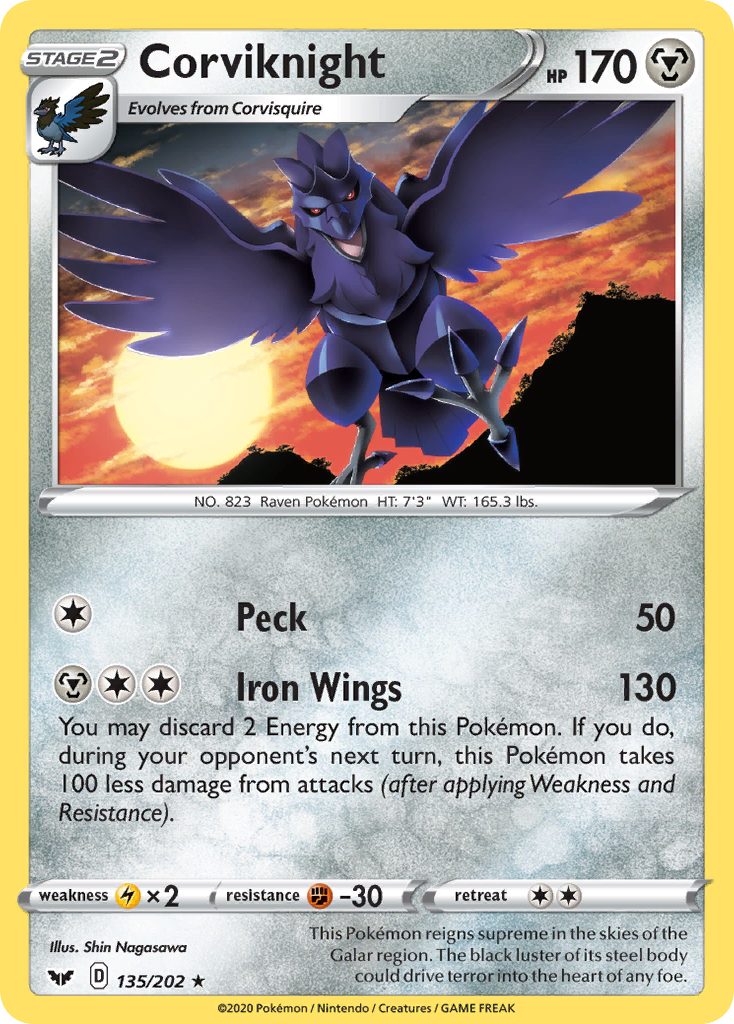Carta Corviknight