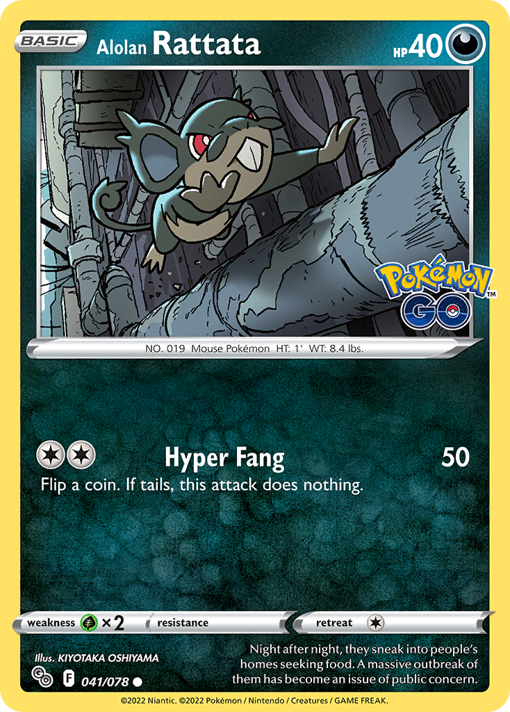 Carta Rattata de Alola