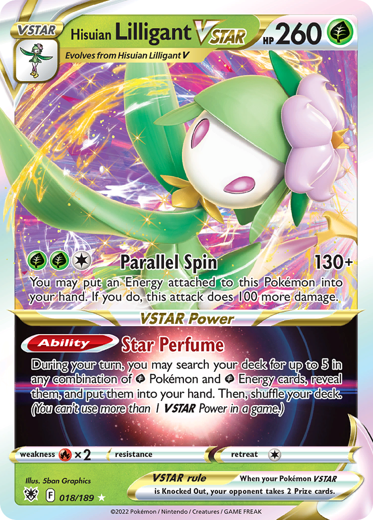 Carta Lilligant de Hisui V-ASTRO