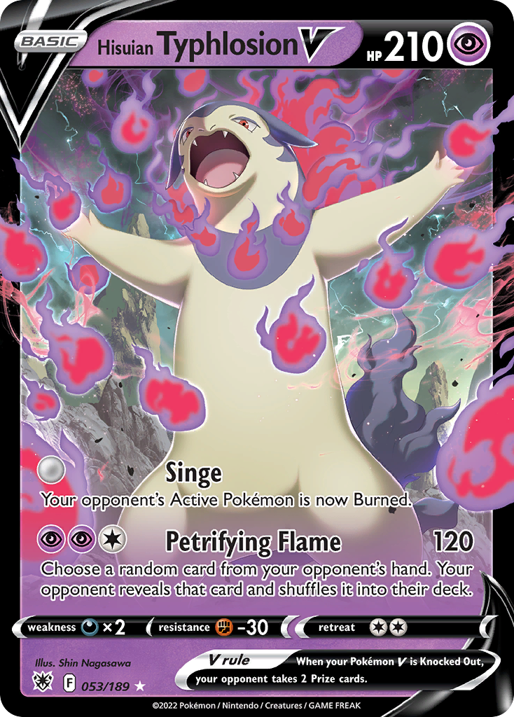 Carta Typhlosion de Hisui V