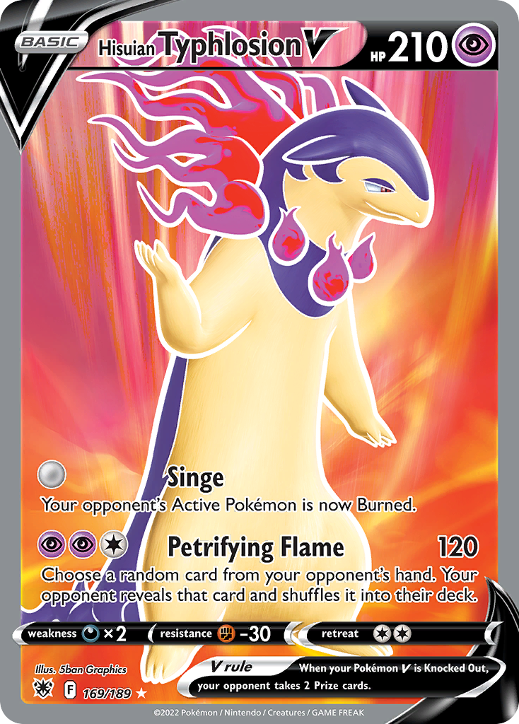 Carta Typhlosion de Hisui V