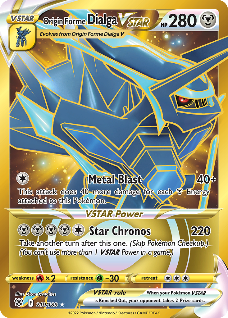 Carta Dialga Forma Origem V-ASTRO