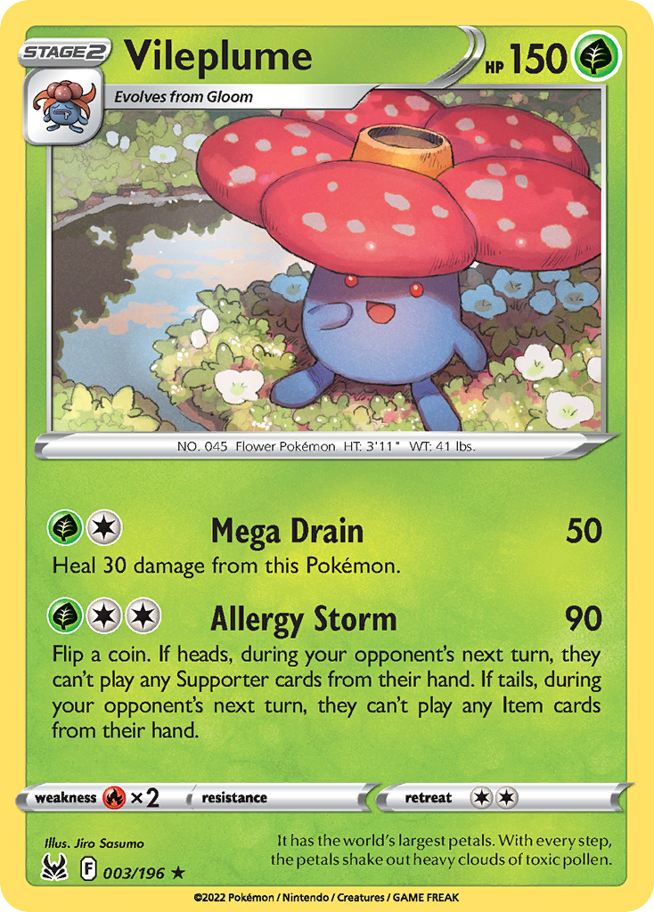 Carta Vileplume