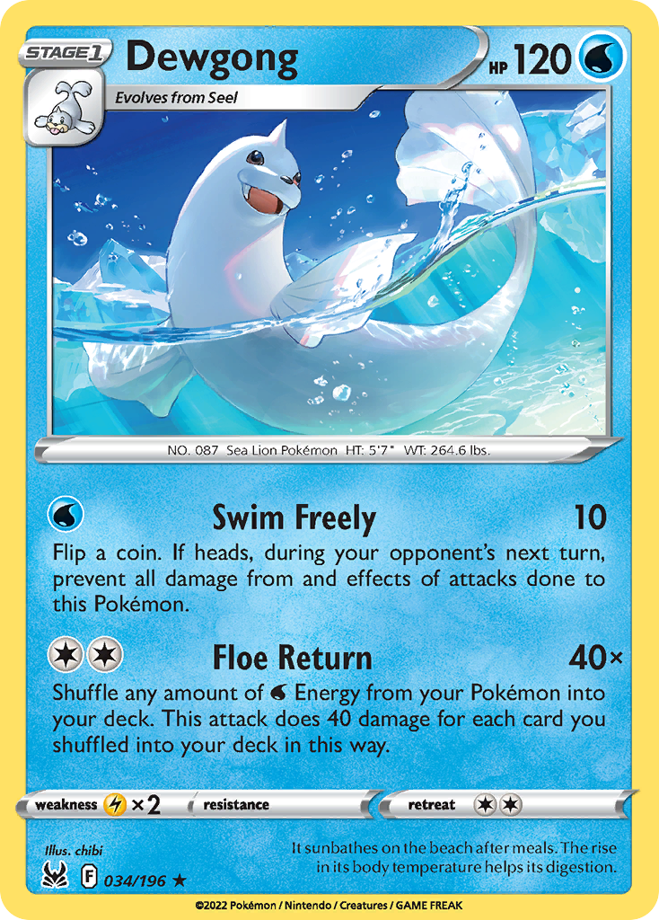 Carta Dewgong