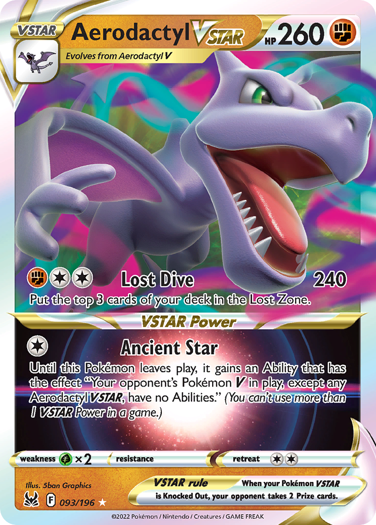 Carta Aerodactyl V-ASTRO