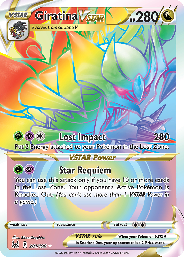 Carta Giratina V-ASTRO