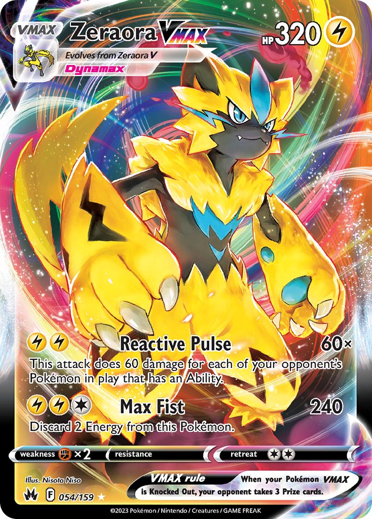 Carta Zeraora VMAX