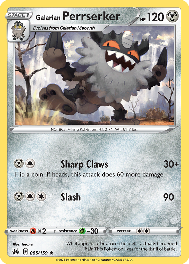 Carta Perrserker de Galar