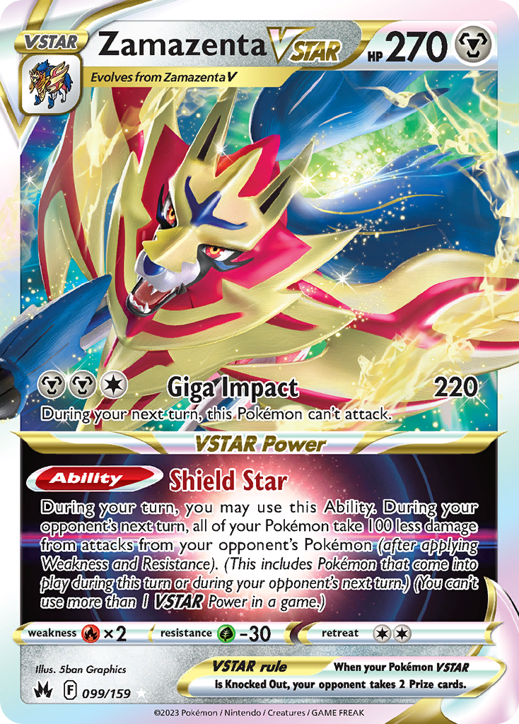 Carta Zamazenta V-ASTRO
