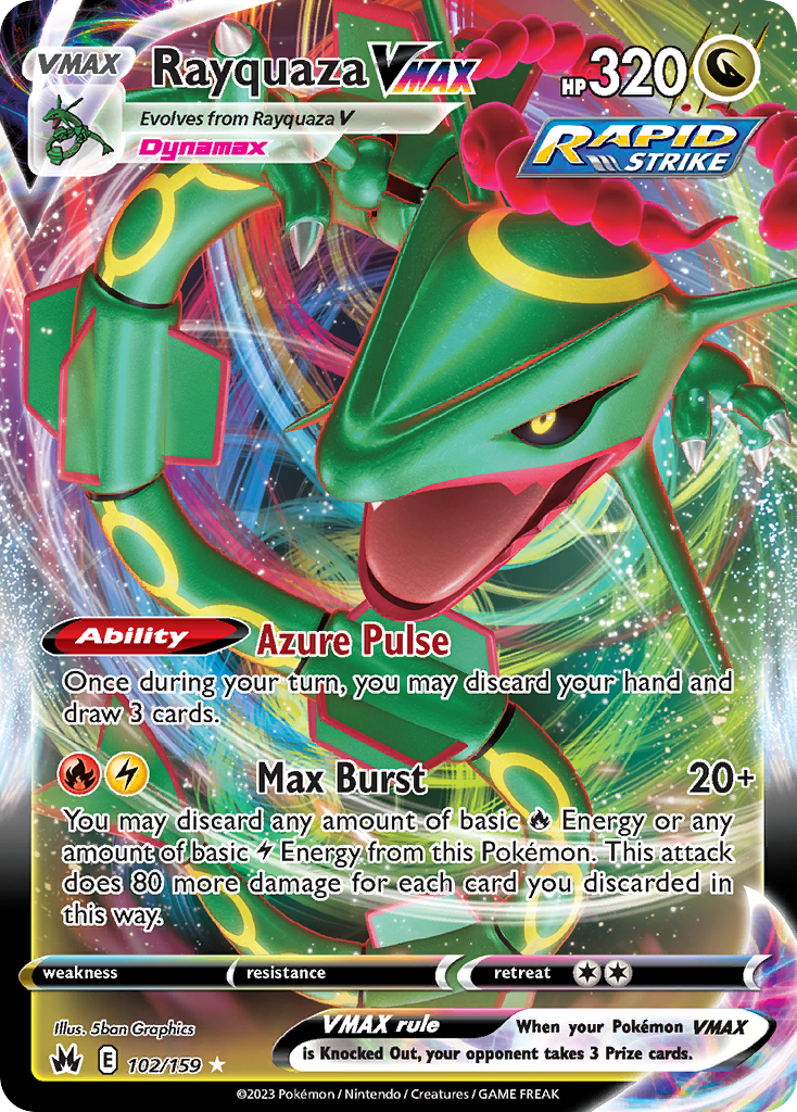 Carta Rayquaza VMAX