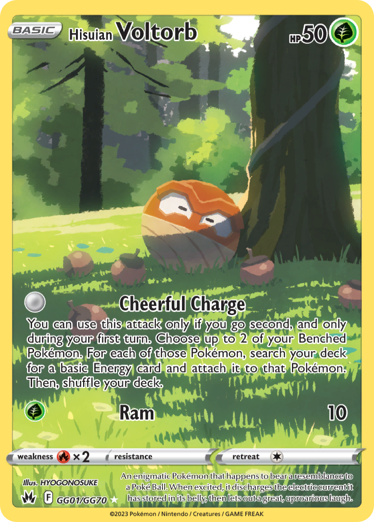 Carta Voltorb de Hisui