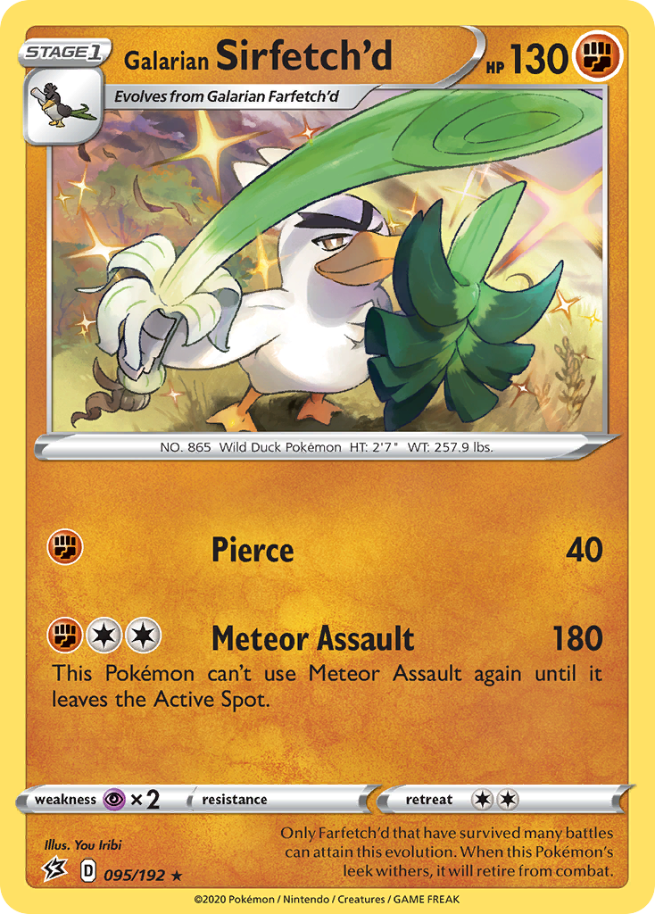 Carta Sirfetch'd de Galar