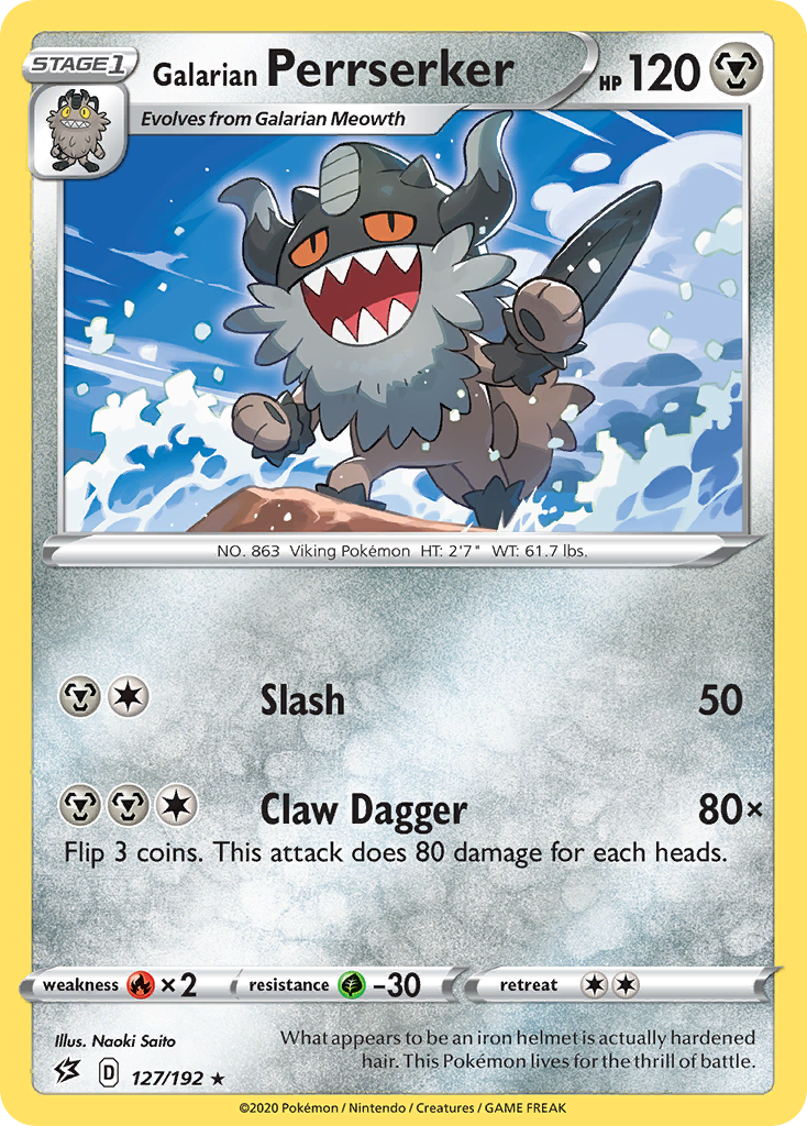 Carta Perrserker de Galar