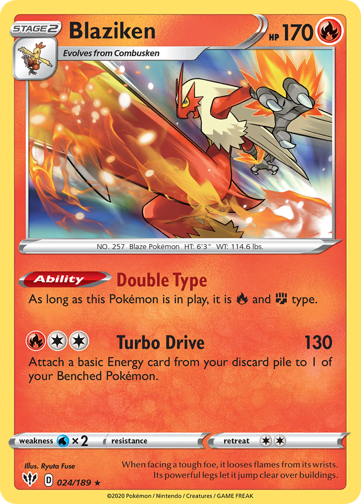 Carta Blaziken