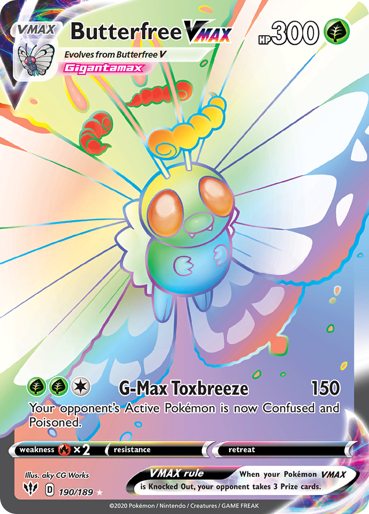 Carta Butterfree VMAX