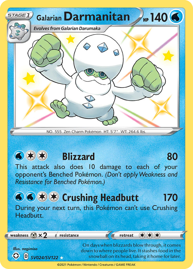 Carta Darmanitan de Galar