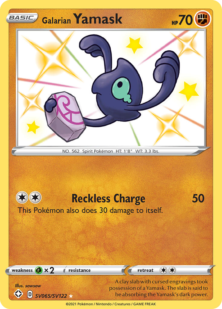 Carta Yamask de Galar
