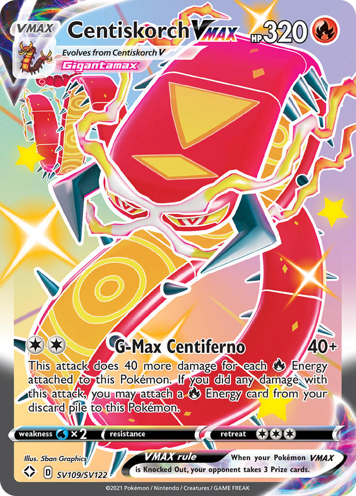 Carta Centiskorch VMAX