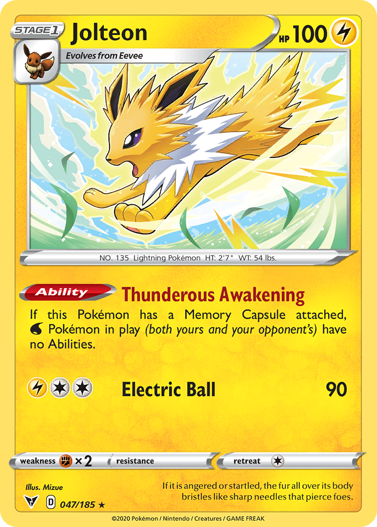 Carta Jolteon