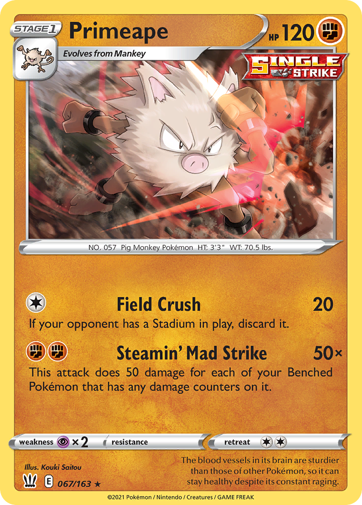 Carta Primeape