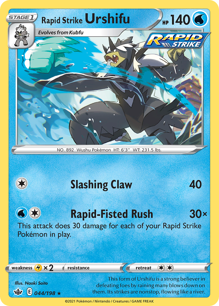 Carta Urshifu Golpe Fluido