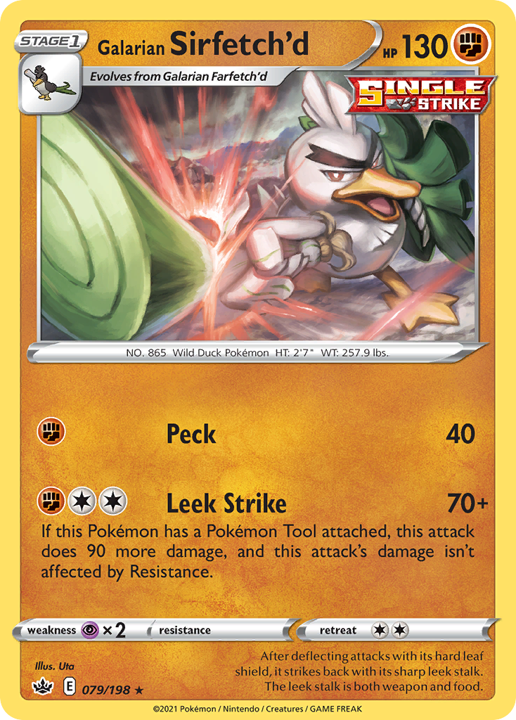 Carta Sirfetch'd de Galar